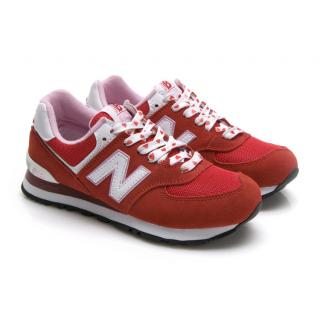 Chaussure New Balance Running 574 Rouge Femme Pas Cher